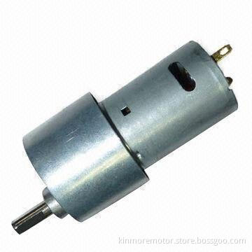 24V DC Gear Motor for Dispenser/Robots/Paper Towers, with 37mm Diameter Gearbox and Offset 6mm Shaft